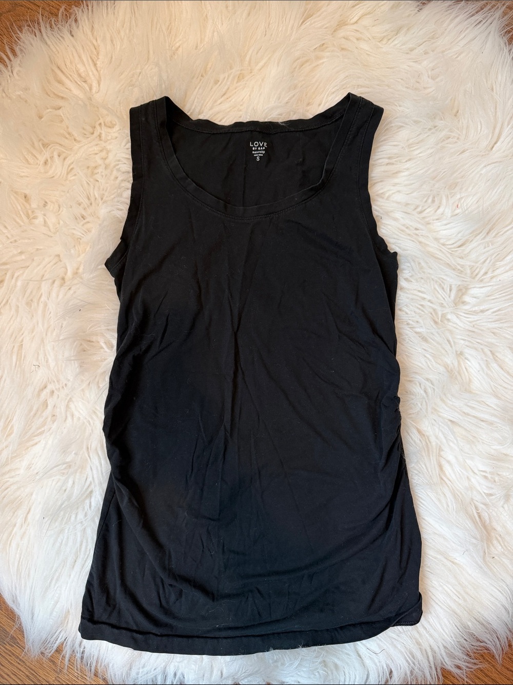 Gap maternity Black Scoop Neck Tank Top